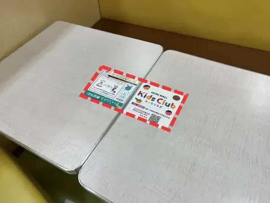 フードコートテーブルシール